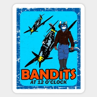 Two Tailed Tom Bf-109 Pilot Poster Sticker